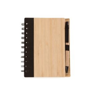 Caderno de Papelão com Caneta